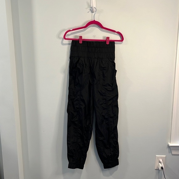 Free People The Way Home Black Joggers S - Picture 2 of 4